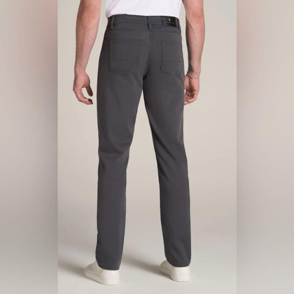 American Tall-Everyday Comfort Tapered Fit Pants-Heron Grey. Size:40Wx38L (1651) - Picture 10 of 13
